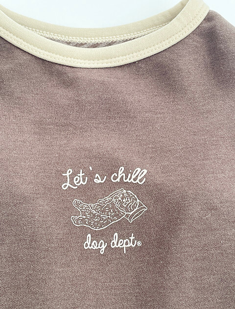 CHILLクレリックノースリーブ犬服ブランドのドッグデプト/DOG DEPT