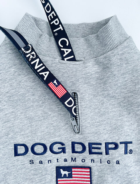 フラッグノースリーブスウェット 犬服ブランドのドッグデプト/DOG DEPT