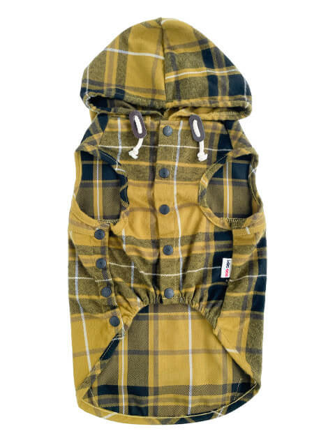 チェックパーカー&ワンピース 犬服ブランドのドッグデプト/DOG DEPT