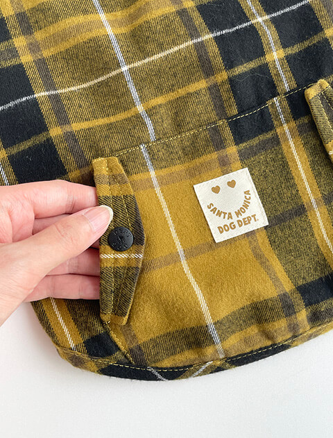 チェックパーカー&ワンピース 犬服ブランドのドッグデプト/DOG DEPT