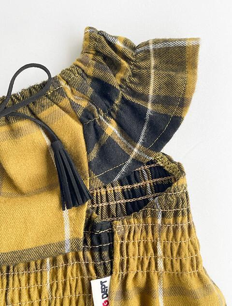 チェックパーカー&ワンピース 犬服ブランドのドッグデプト/DOG DEPT