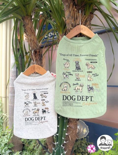 【DOG WEAR】dog of alltime,forever friends No.1ノースリーブ