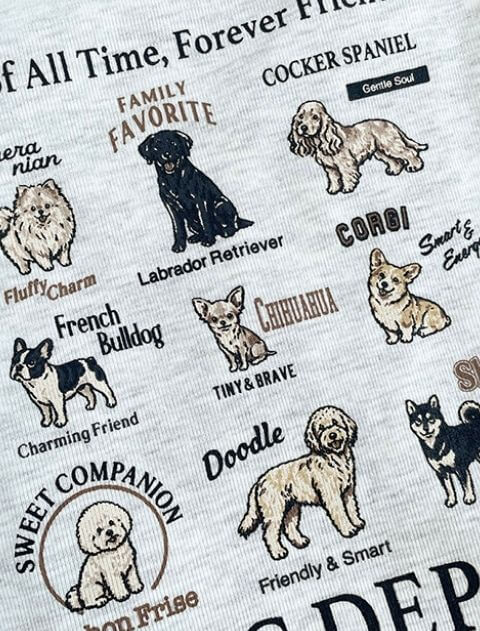 dog of alltime,forever friends No.1ノースリーブ      犬服ブランドのドッグデプト/DOG DEPT