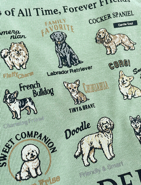 dog of alltime,forever friends No.1ノースリーブ      犬服ブランドのドッグデプト/DOG DEPT