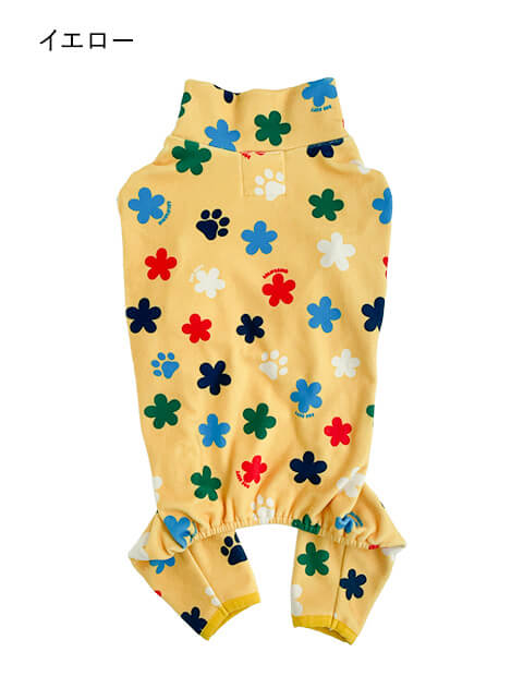 フラワーソフトフリースロンパース犬服ブランドのドッグデプト/DOG DEPT