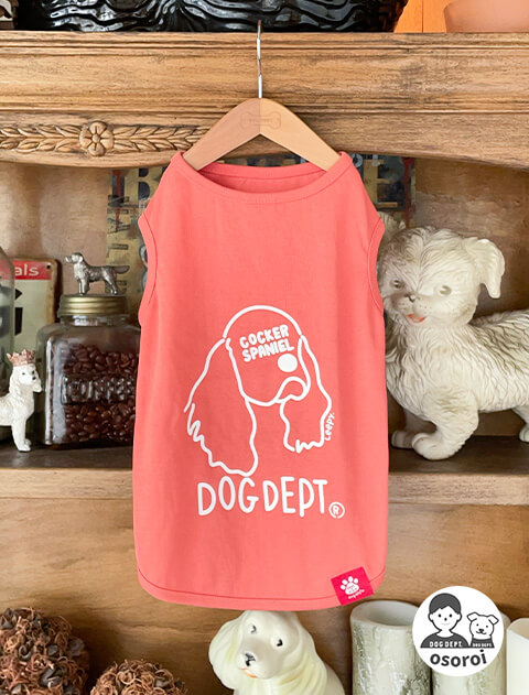 【DOG WEAR】My dog is No.1　コッカースパニエルノースリーブ