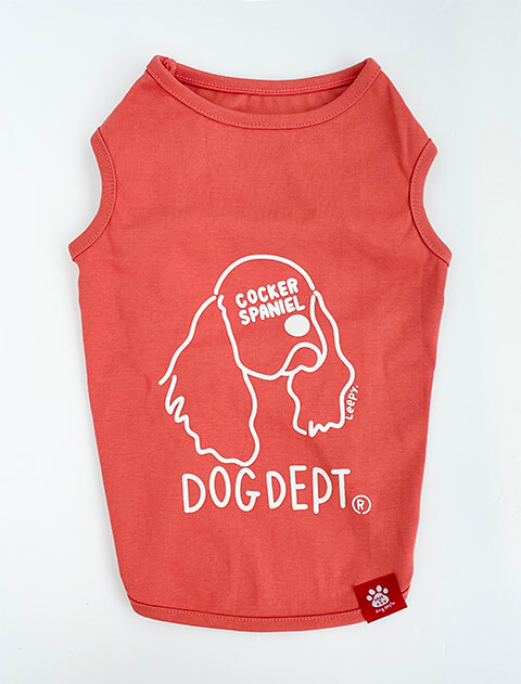 My dog is No.1　コッカースパニエルノースリーブ犬服ブランドのドッグデプト/DOG DEPT