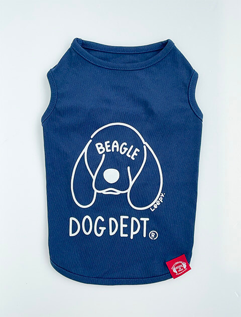 My dog is No.1　ビーグルノースリーブ犬服ブランドのドッグデプト/DOG DEPT
