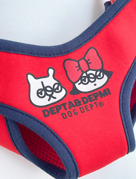 DEPTA&DEPMIリード& ソフトハーネスセット ブランドのドッグデプト/DOG DEPT