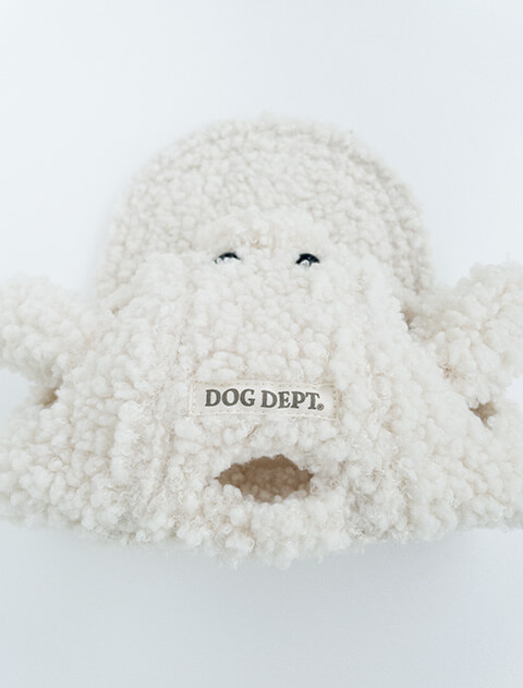 もこもこドッグフェイスキャップ ブランドのドッグデプト/DOG DEPT