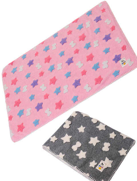 もこもこボーン&スター マルチブランケット