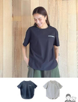 【WOMEN】ドライタッチラインT