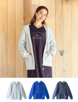 《期間限定アウトレット》【WOMEN】ポコポコフルジップパーカー