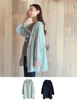 【WOMEN】ミドルジップパーカー