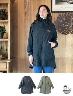 【WOMEN】Teflon fabric レディースストレッチジップパーカー