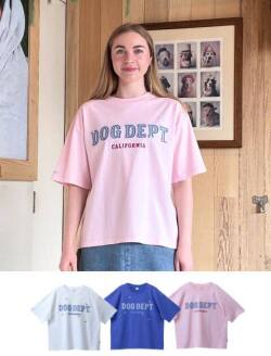 【WOMEN】ストライプアップリロゴ　T
