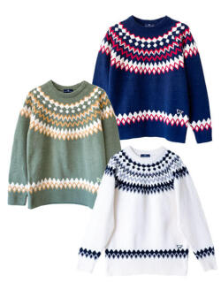 《期間限定アウトレット》【UNISEX】モールニット　クルー