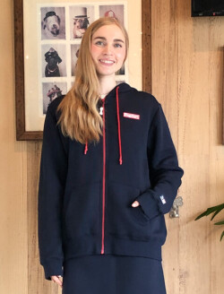 【UNISEX】裏ボアジップパーカー