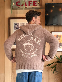 【UNISEX】デプタ＆マックスモコモコジップパーカー