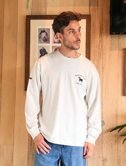 【UNISEX】リアルドッグカレッジ刺繍ロンT