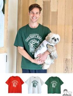 【UNISEX】ぽっちゃりドッグ Market Tシャツ