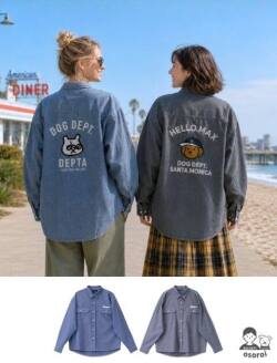【UNISEX】シャンブレーシャツ