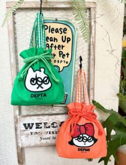 【GOODS】DEPTA&DEPMI 巾着バッグ