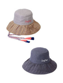 【GOODS】UV　CUT　フリルブリムハット