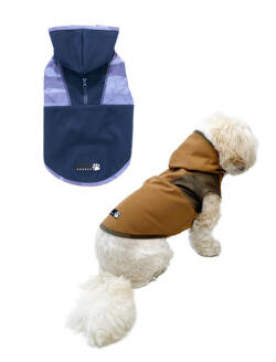 《期間限定アウトレット》【DOG WEAR】[3レイヤー]防風ワッフルボタンパーカー