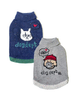 《期間限定アウトレット》【DOG WEAR】ジャガードニット