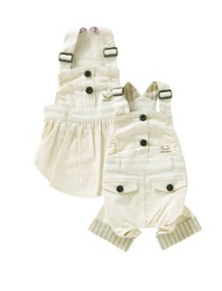 《期間限定アウトレット》【DOG WEAR】ホリデーサロペット