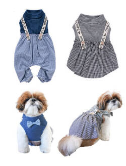 《期間限定アウトレット》【DOG WEAR】ギンガムペア