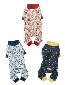 《期間限定アウトレット》【DOG WEAR】フラワーパターン　ロンパース