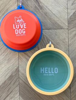 【DOG GOODS】HAPPY WATER BOWL　 M
