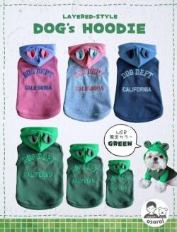 【DOG WEAR】レイヤーパーカー