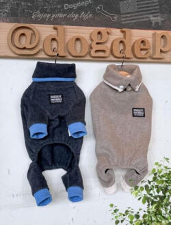 【DOG WEAR】コンフォートソフトタッチフリースロンパース