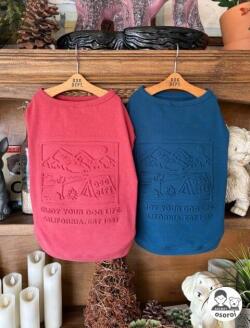 【DOG WEAR】エンボス　Tシャツ