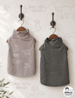 【DOG WEAR】バンブーノースリーブ
