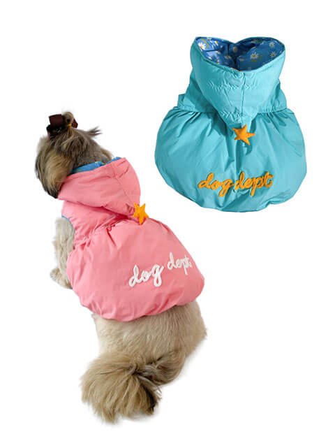 犬服 / ドッグウェア】ダイナソーファイバーダウン / DOG DEPT