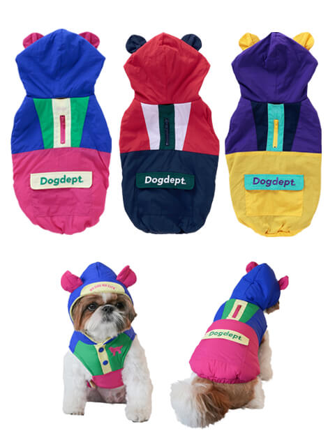 犬服 / ドッグウェア】ダイナソーファイバーダウン / DOG DEPT