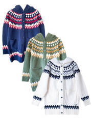 《期間限定アウトレット》【WOMEN】モールニット　ボタンパーカー