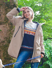 《期間限定アウトレット》【WOMEN】ロングファイバーダウン