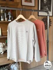 【WOMEN】Dウォームボーダー　ロンT