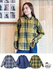 【WOMEN】チェックレギュラーシャツ