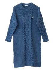 《期間限定アウトレット》【WOMEN】ケーブルニットワンピース