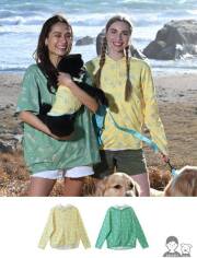 【UNISEX】SANTAMONICAロゴラッシュジップパーカー