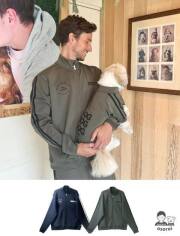 【UNISEX】DOG×３スタンドフルジップ