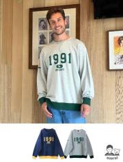 【UNISEX】カレッジロゴクルースウェット