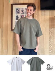 【UNISEX】ハイテンションワッフル　クルーT