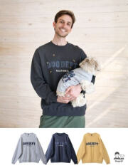 【UNISEX】デニムアップリロゴスウェット
